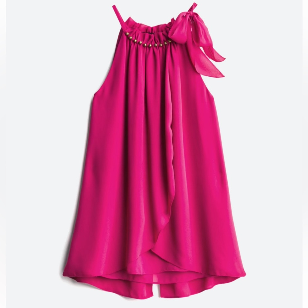 Goldray Stitchfix Odelya Tulip Detail Blouse Magenta Size XS